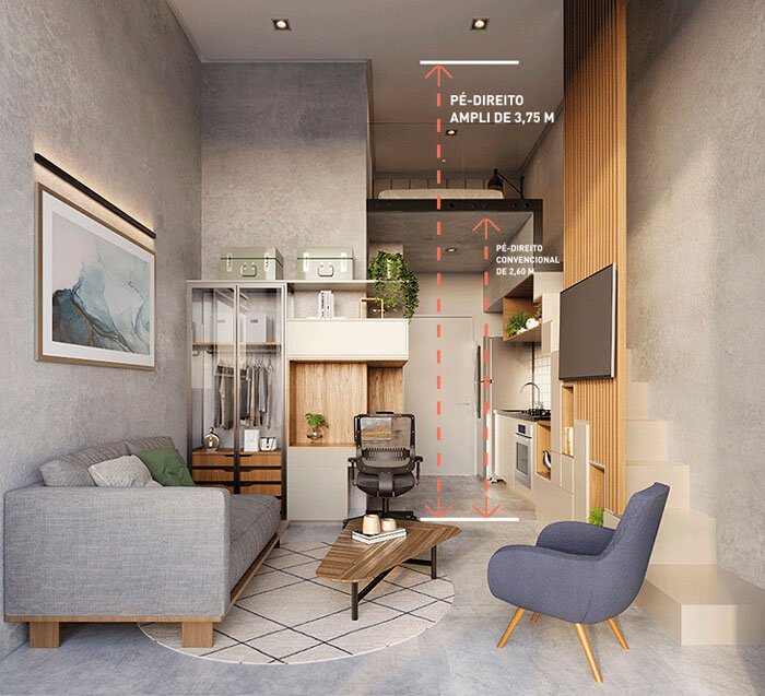 Ampli-Vila-Mariana-Apartamento-Spin-Planta-23m
